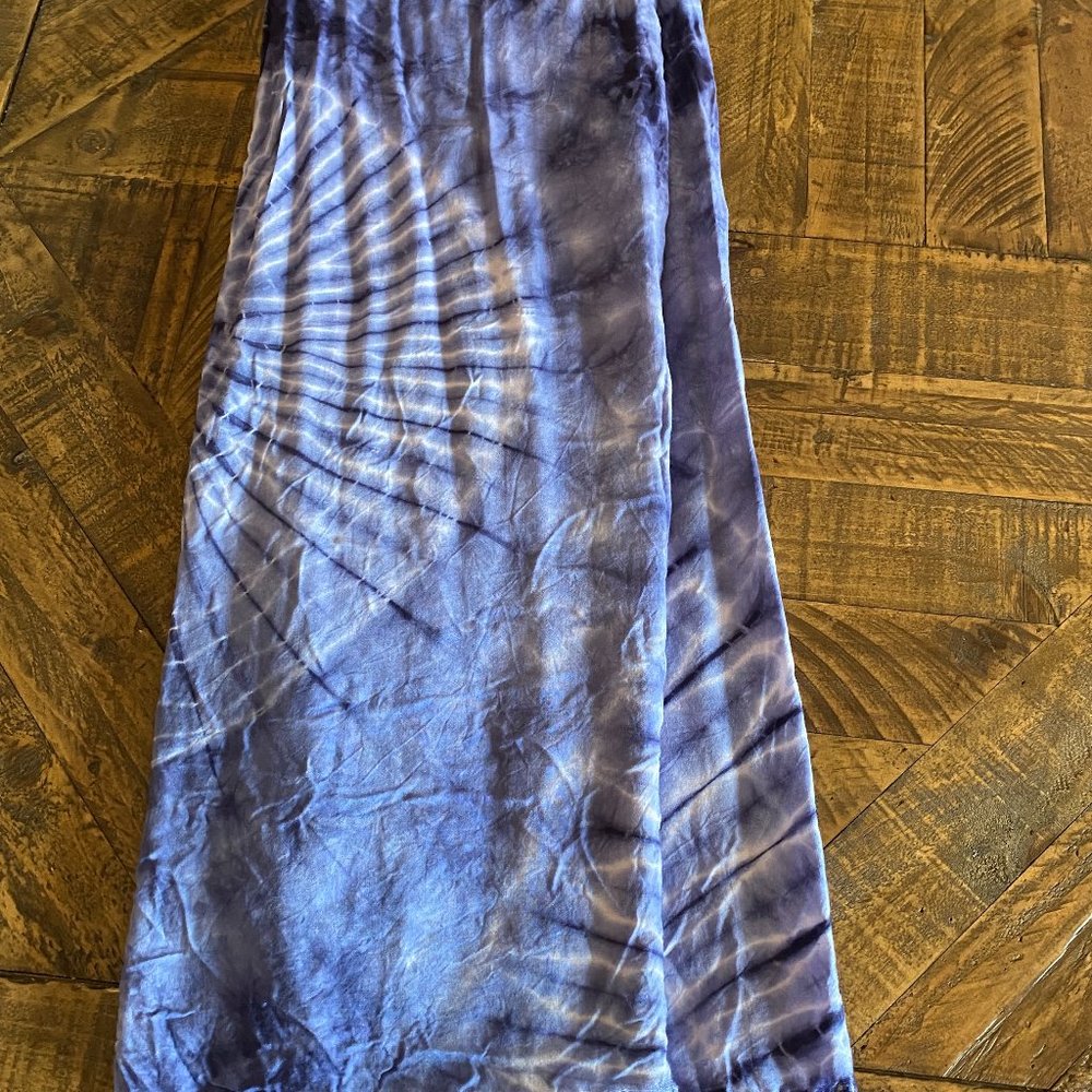 Blue Tie-Dye Multi-Use | Wrap Dress, Sarong, Scarf, Tapestry